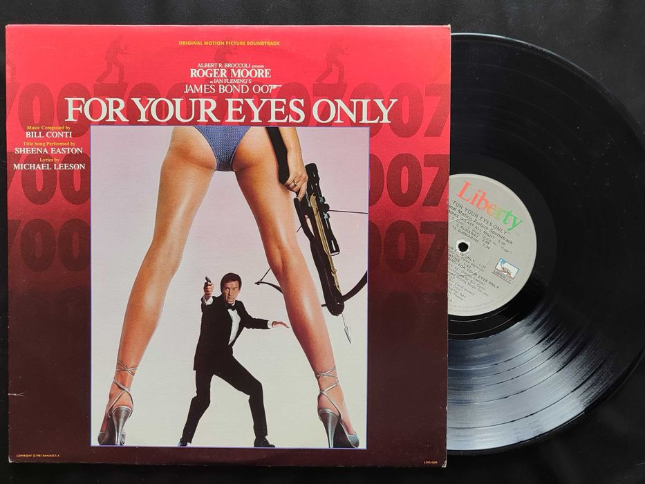 007 For Your Eyes Only | LP vinil; banda sonora do filme (1981)