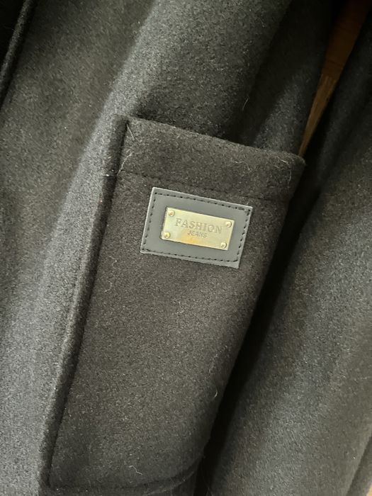 Płaszcz czarny  Fashion Jeans