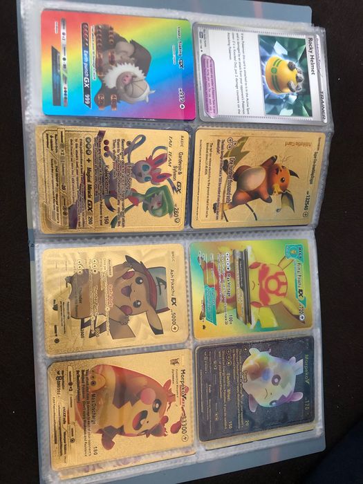 Album 3D z kartami pokemon ponad 120 kart