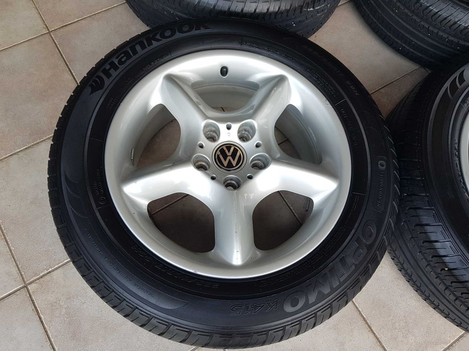 Koła felgi do VW Transportera T5 T6 Caravelle 7,5x17 et40 5x120 opony Hankook 225/60/17 7-7,5mm Multivan
