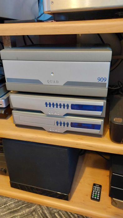 QUAD zestaw stereo 99pre+99cdp-2+99p.amp LUB 99pre+99cdp-2+Power.am909