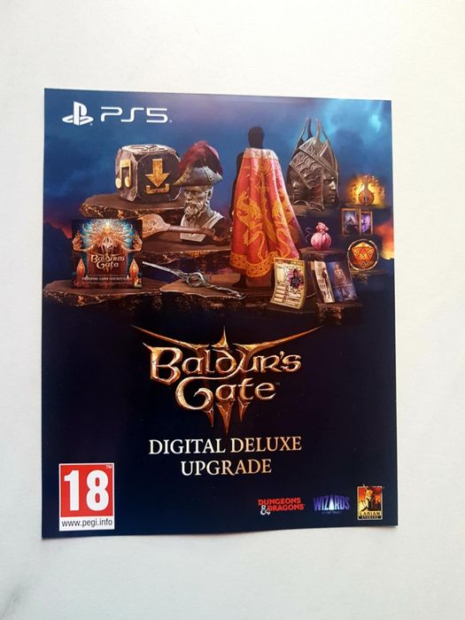 ‼️Baldur's Gate 3 ps5 PL. + kod Deluxe Edition #