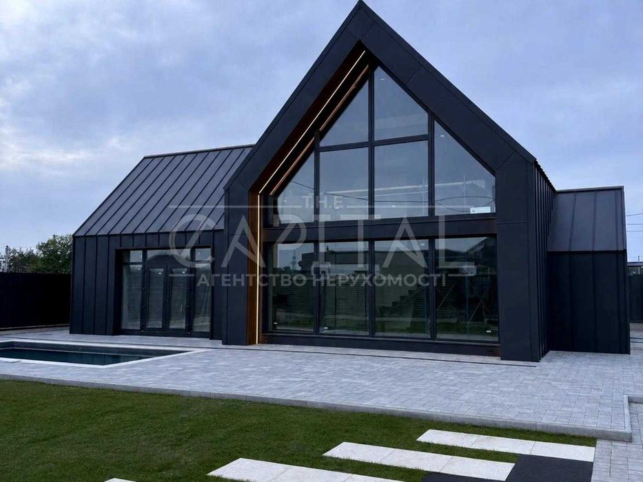 Продаж Будинку в стилі Barnhouse 130м2, 6 соток, з басейном та системою «розумний дім», Мала Олександрівка, Київська область