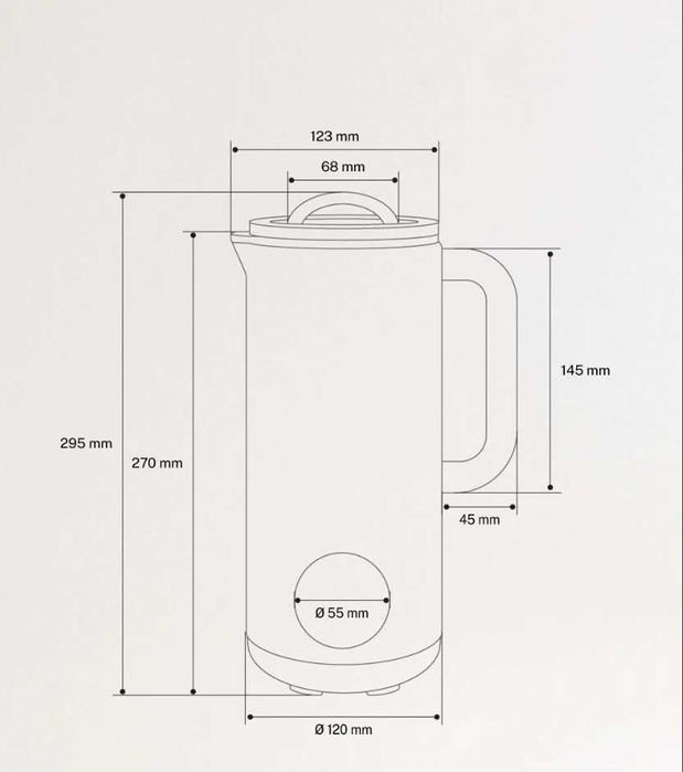 Máquina de fazer Bebida/Leite Vegetal da Create