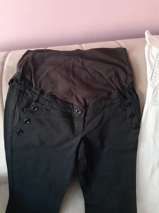 Spodnie ciążowe h&m 2 pary