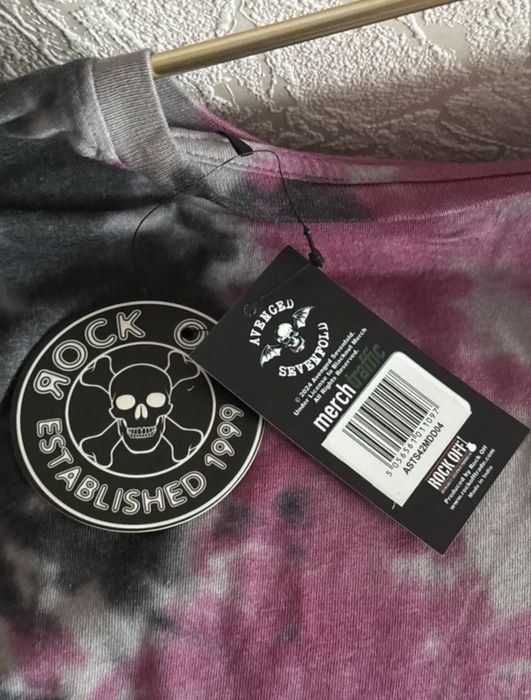 Футболка Avenged Sevenfold A7X офіційний рок мерч, розмір XL