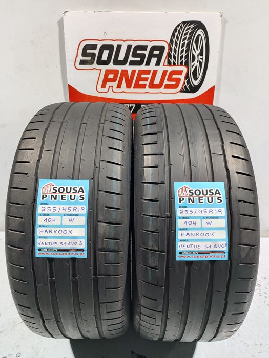 2 pneus semi novos 255-45R19 Hankook - Oferta dos Portes
