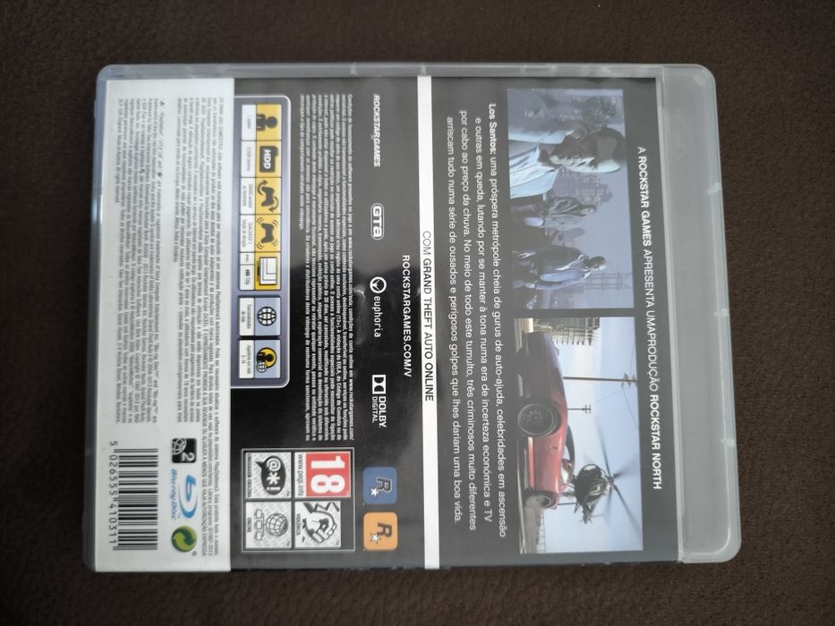 GTA 5 PS3 como novo