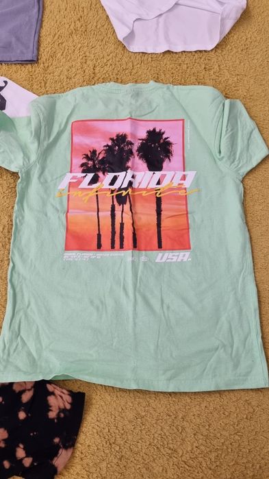 Koszulki meskie z krótkim rękawem całość 50 zł