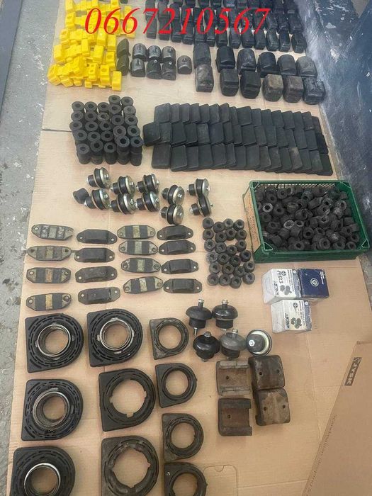 Подушки, втулки, відбійники Газ 52, Газ 53, Газ 66, Газ 3307, Уаз