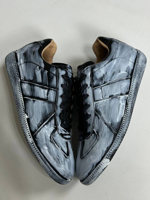 Maison margiela Replica Gats біло-чорні кеди кеды кроссовки 43 42 41