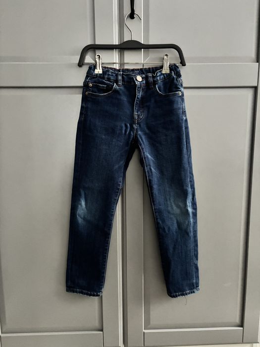 Jeansy Zara 128 spodnie jeansowe