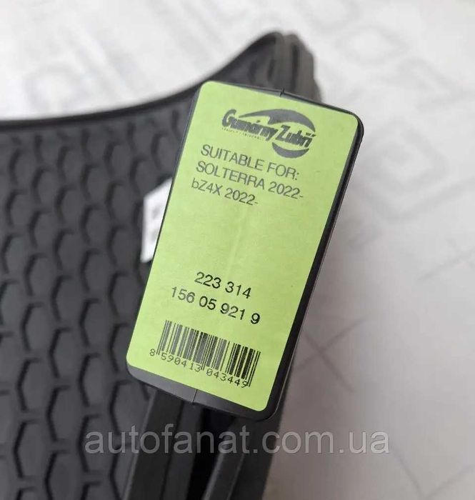 Toyota bZ4X / Subaru Solterra | Коврики в салон | Гумові килимки Чехія