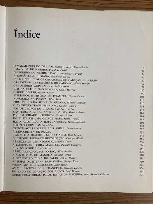 Livro "Viagens Sem Fronteiras" (Selecções do Reader's Digest, 1973)