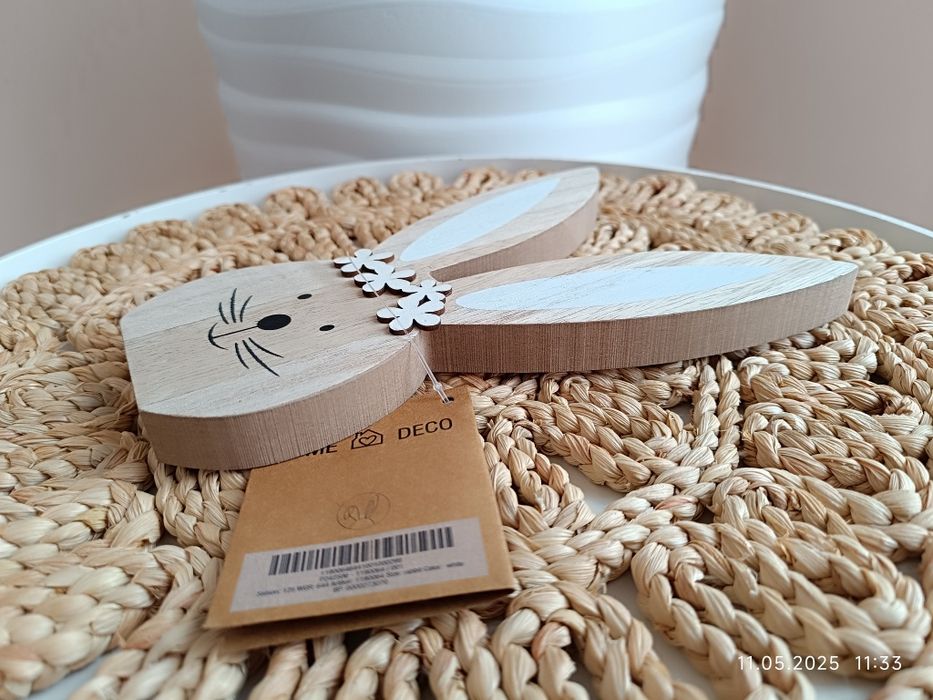 Drewniana ozdoba świąteczna zając