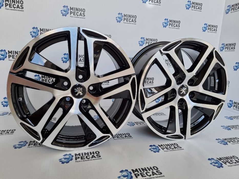 Jantes Peugeot 308 em 16 Black (5x108)