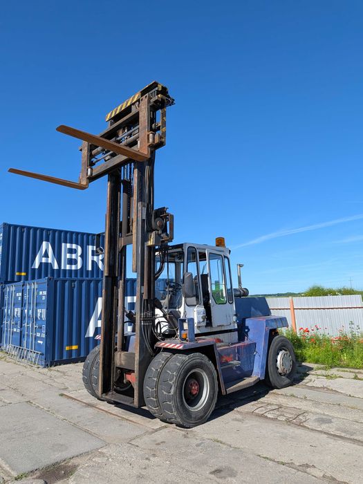 Wózek widłowy Kalmar, udźwig 10 ton, 4 m podnoszenie nie Linde toyota. Przesuw wideł
