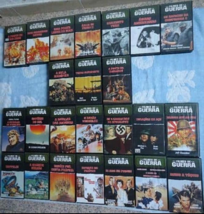Coleção Antiga VHS da Guerra Antiga