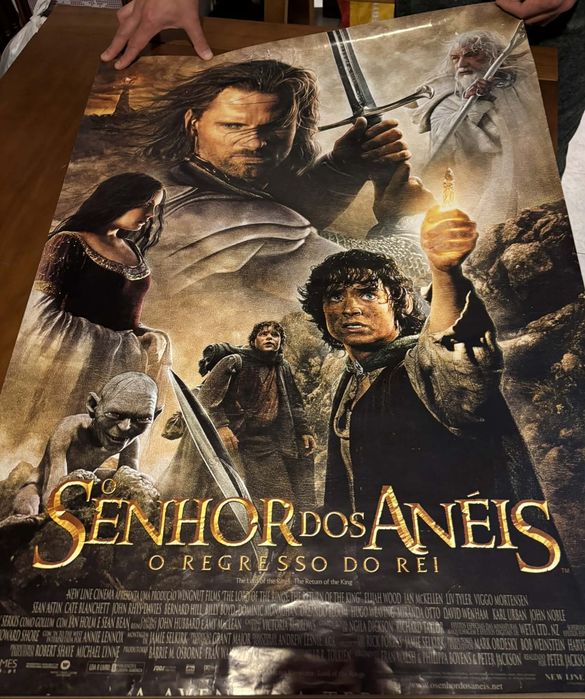 Poster cinema Senhor dos aneis