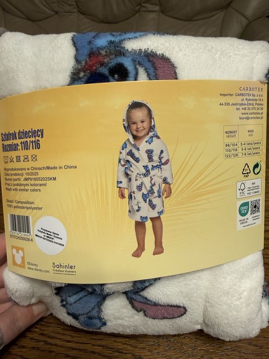 Szlafrok Stitch 110/116
