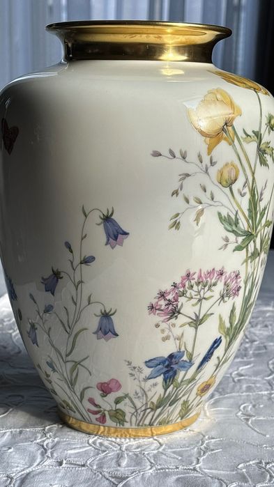 Krautheim Łączka wazon Wiesengrund 25 cm duży