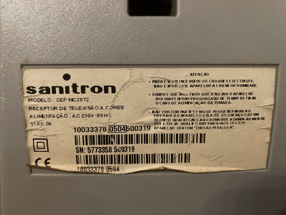 Televisão Sanitron 55 cm