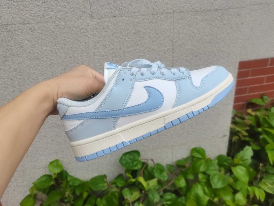 Buty Damskie Nike Dunk Low Niebieskie Białe Rozmiar 40