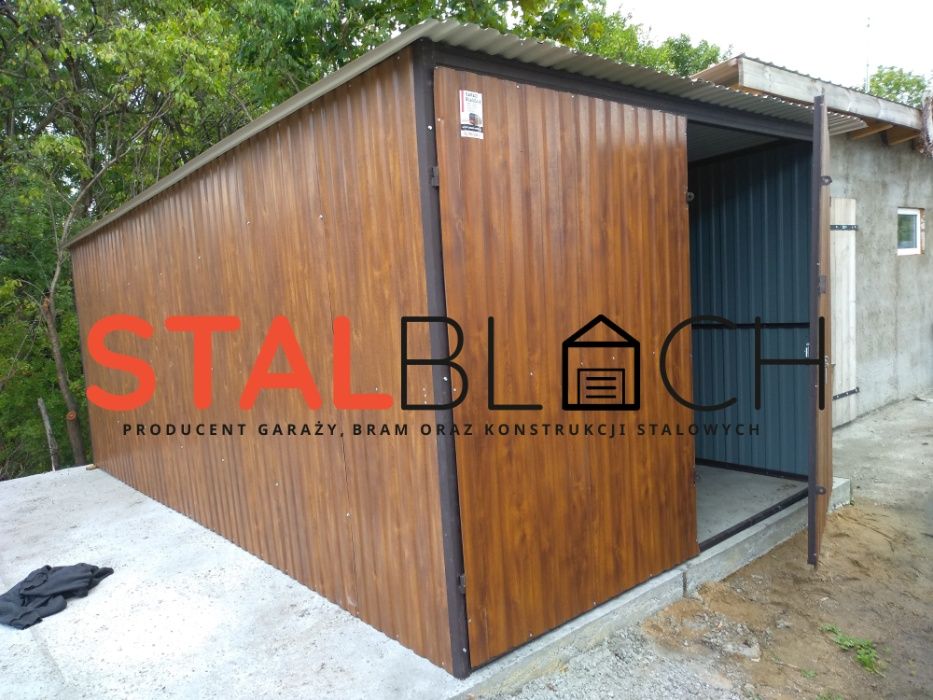 Garaż 4x5 Grafitowy