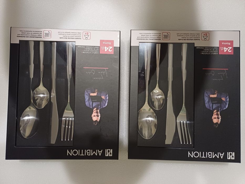 Zestaw Sztućców Ambition 24elementy różne wzory