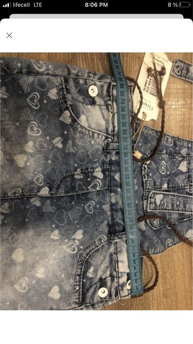 Джинсовий сарафан для дівчинки