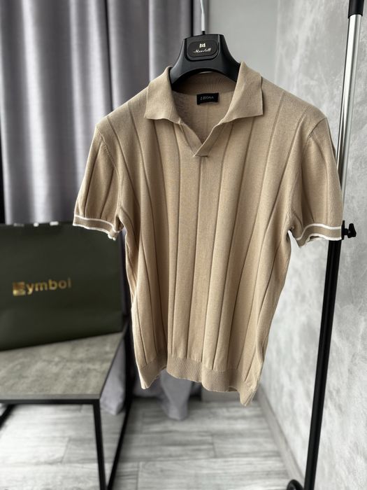 Футболка, трикотажное поло, ZEGNA