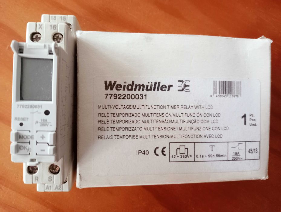 Weidmuller Relé Temporizador