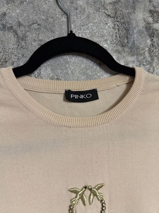 Футболка pinko бежева