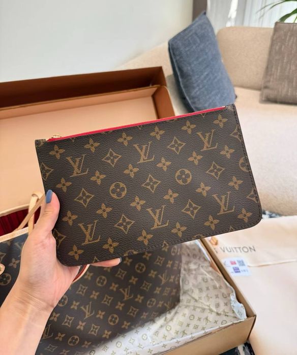 Torebka damska Neverfull, skóra w pudełku