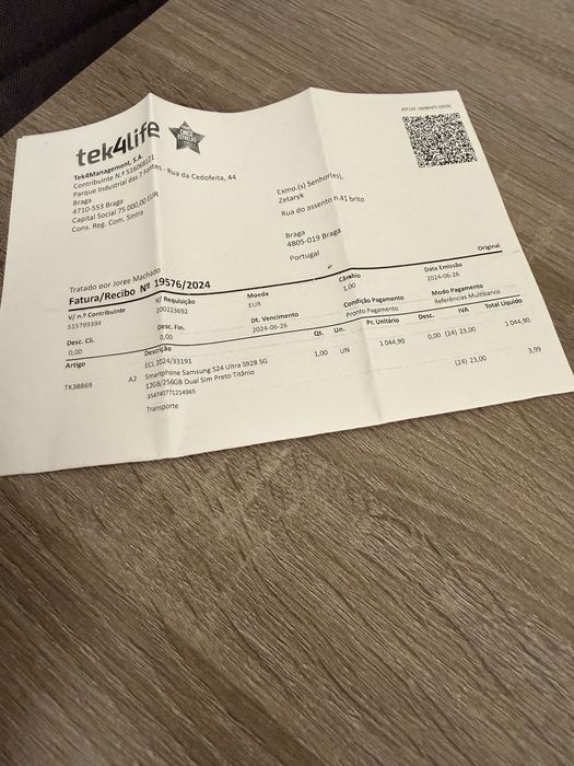 Samsung S24 ultra 12/256 preto