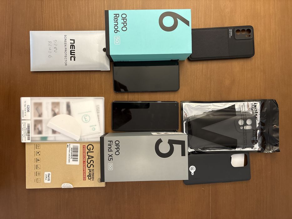 OPPO reno 6 e OPPO find x5