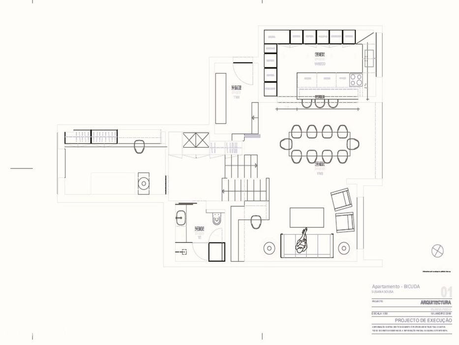 Apartamento T3 Duplex  na Quinta da Bicuda, Cascais