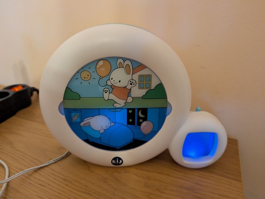 Pabobo Kid'Sleep Pabobo Kid'Sleep budzik treningowy biały 23 cm lampka