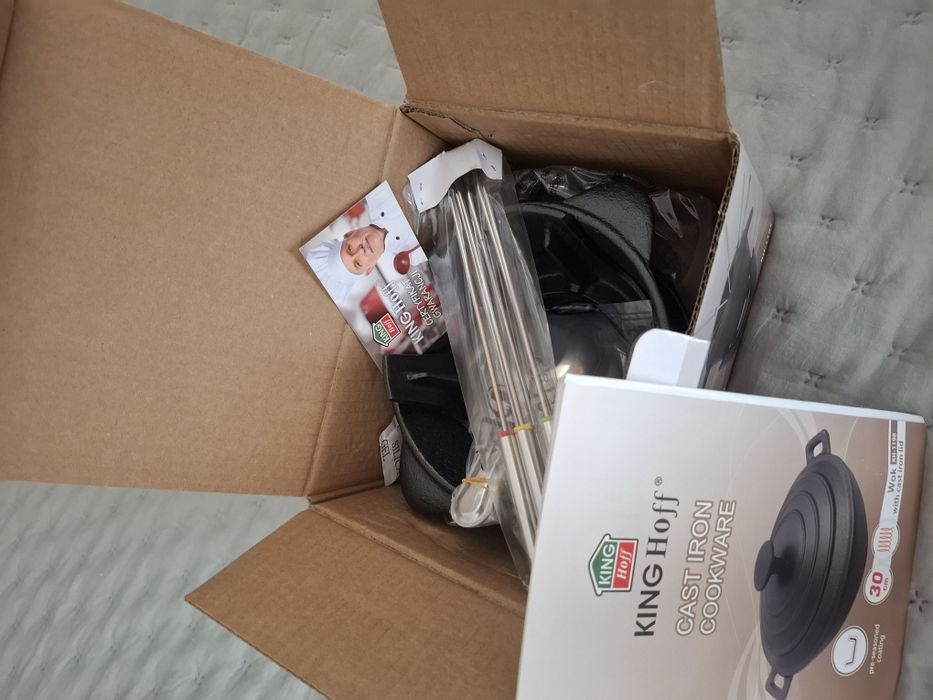 Zestaw do fondue Kinghoff - nówka nieśmigana