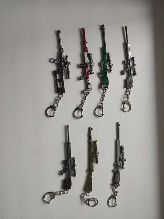 Брелок металический оружие PUBG