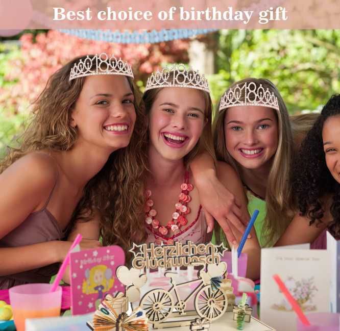 Drewniany prezent na pieniądze rower DIY