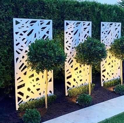 Dekoracja ogrodowa Panel Dekoracyjny CNC Malowany Ogród