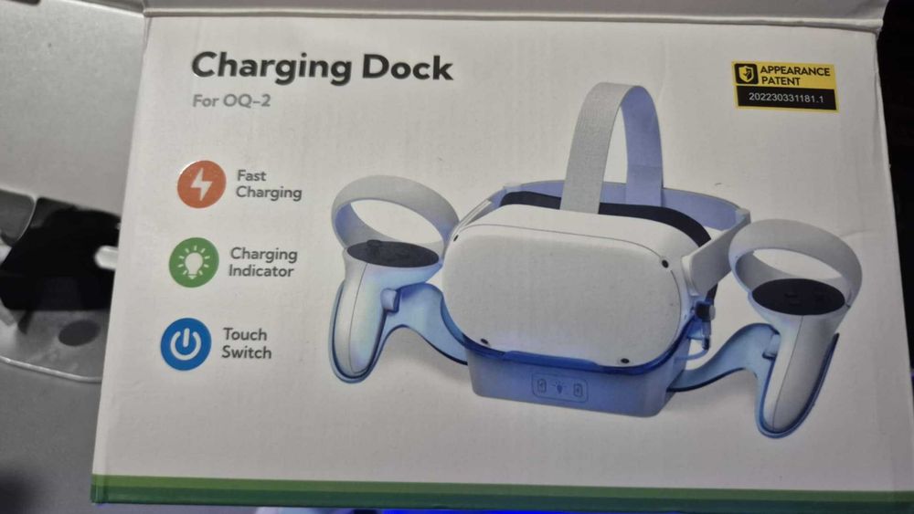 Magnetyczna stacja ładująca do kontrolerów Oculus Quest 2