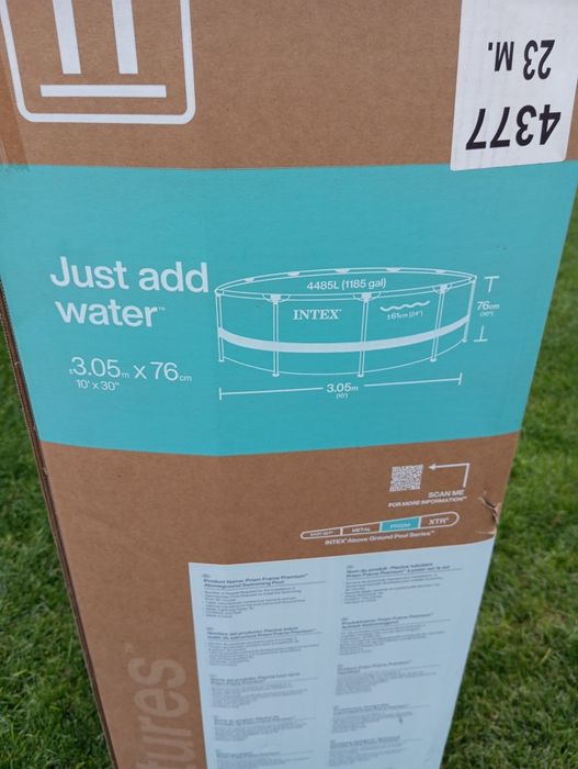 Бассейн каркасний