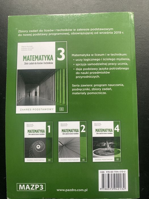 Matematyka 3 Pazdro
