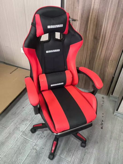 Cadeira Ergonómica de Escritório e Gaming Boulevard em Pele Sintética