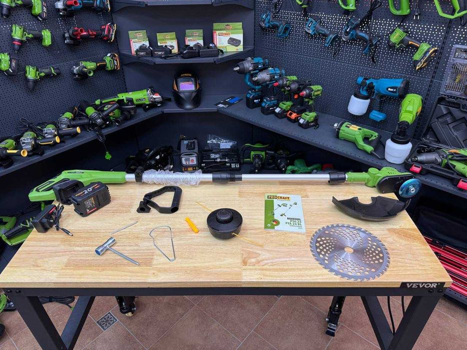 Акумуляторний Тример Procraft можна акб Makita, Grand, Procraft