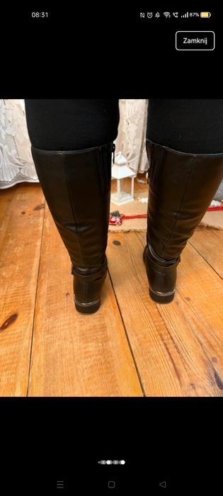 Sliczne zimowe kozaki ccc