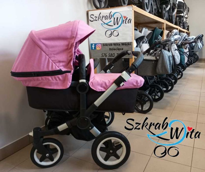 Bugaboo Donkey rok po dla bliźniąt  Szkrab Wita GWARANCJA