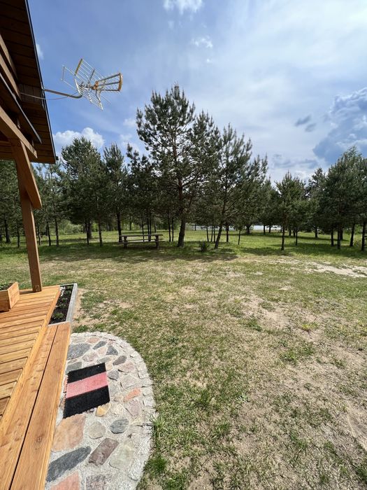 Domek nad jeziorem na Kaszubach